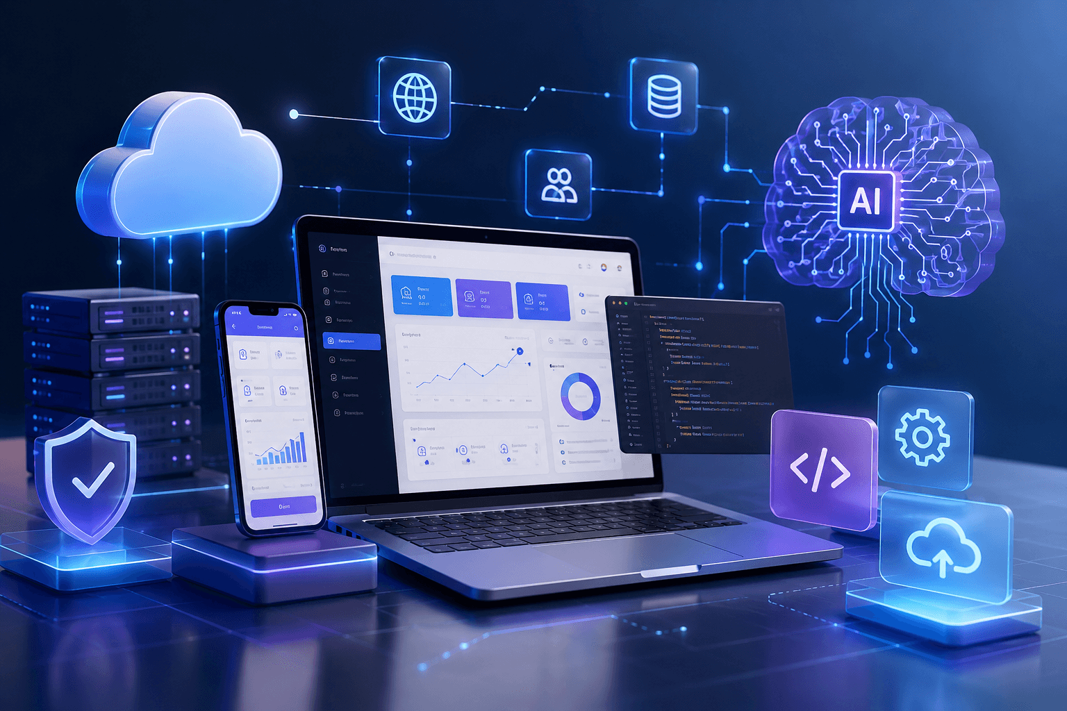 Building Scalable Web Applications, SaaS Platforms, and AI-Powered Software Solutions for Modern Businesses